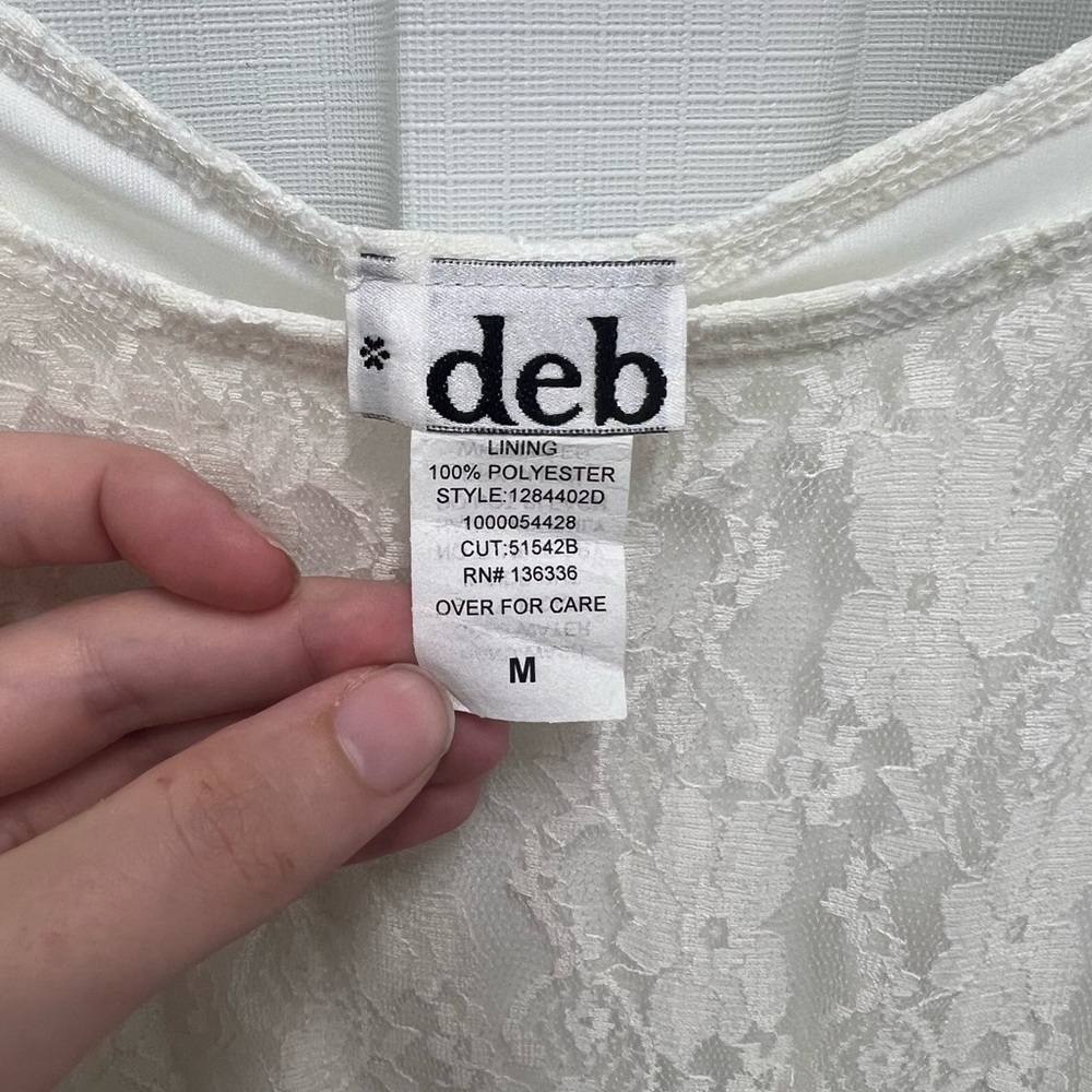 Deb Cream Lace Dress - Picture 2 of 3